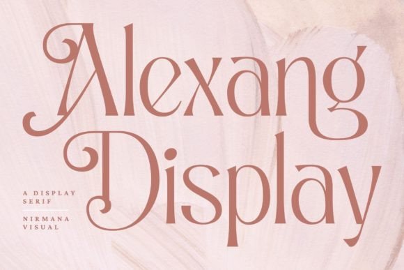 Alexang Display Font for Campaign Design