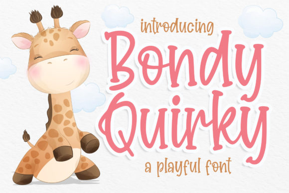 Bondy Quirky Font for Business Branding