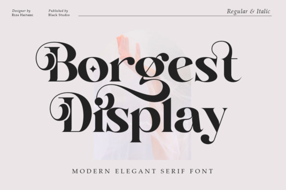Borgest Display: A Bold Font for Editorial Design