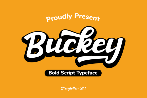 Buckey Font: Bouncy Handwritten Style