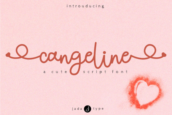 Cangeline: A Handwritten Font for Business Branding