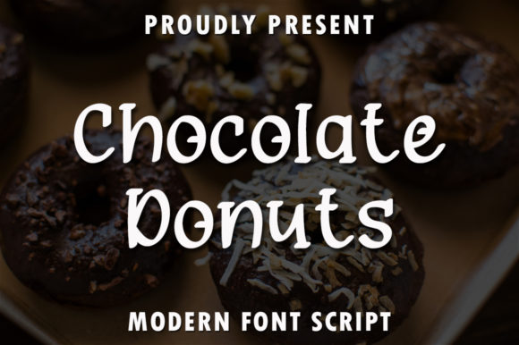 Chocolate Donuts Font for Business