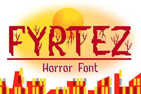 Fyrtez: A Horror-Themed Font for Bold Designs