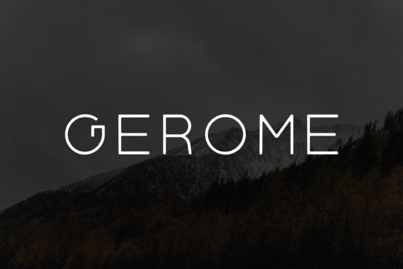 Gerome Font for Creative Projects