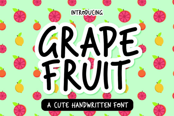 Grape Fruit Font: Free Download
