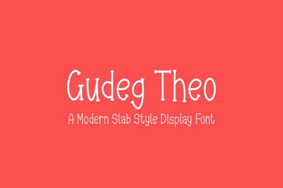 Gudeg Theo Font for Creative Projects