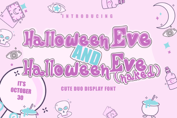 Halloween Eve Duo Font