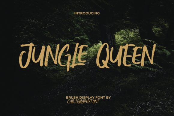 Jungle Queen Font for Creative Makers