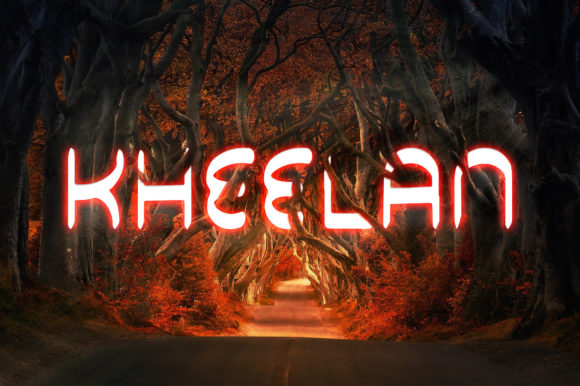 Kheelan: A Bold Display Font for Digital Marketing