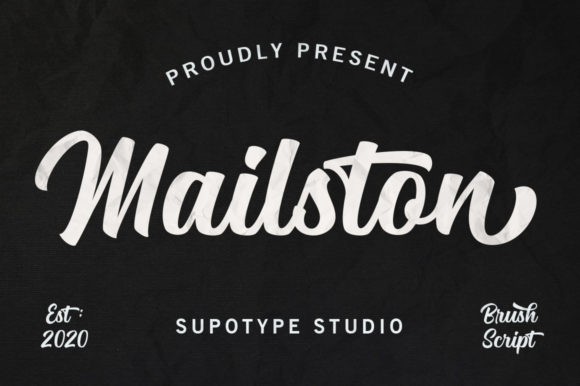 Mailston Script Font for Creative Makers