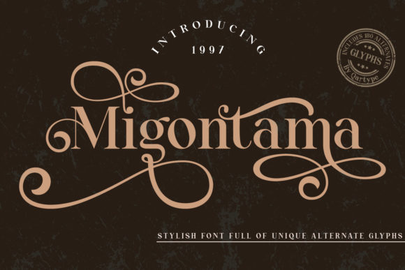 Migontama Font for Stylish Design