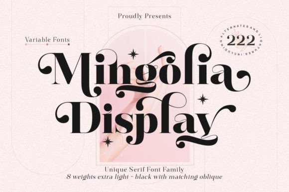 Mingolia Display Font for Elegant Branding
