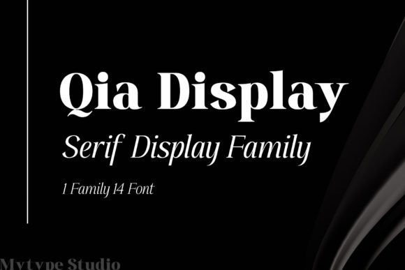 Qia Display Font Review