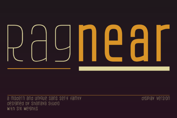 Ragnear Display Version Font