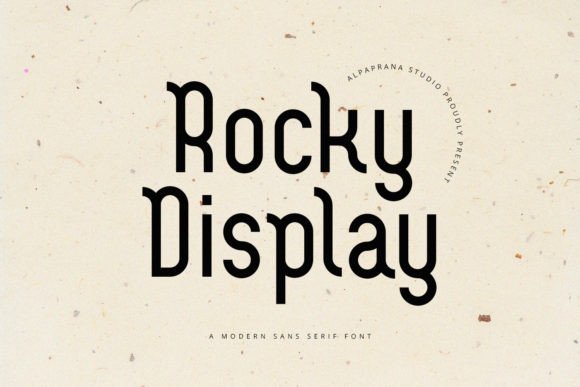 Rocky Display Font Review