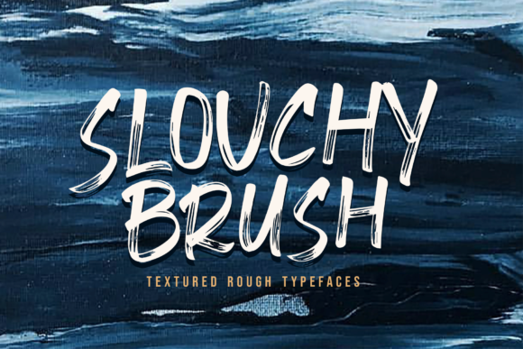 Slouchy Brush Font for Web Design