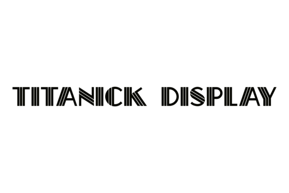 Titanick Display Font for Creative Projects