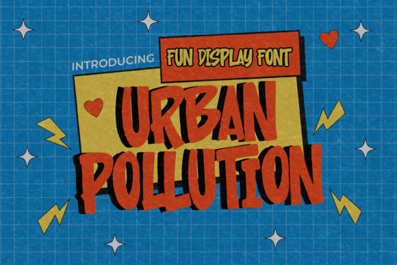 Urban Pollution Font for Bold Campaigns