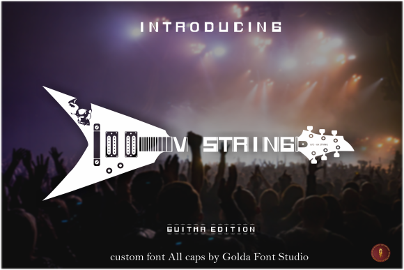 V String Font for Web Design