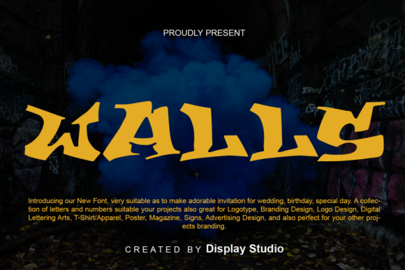 Walls Font for Bold Branding