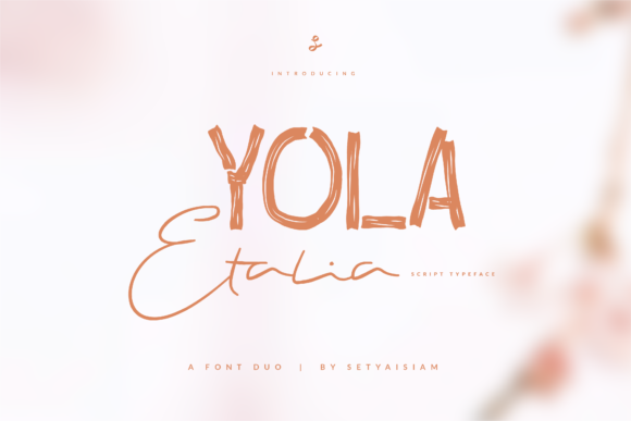 Yola Etalia Font for Web Design